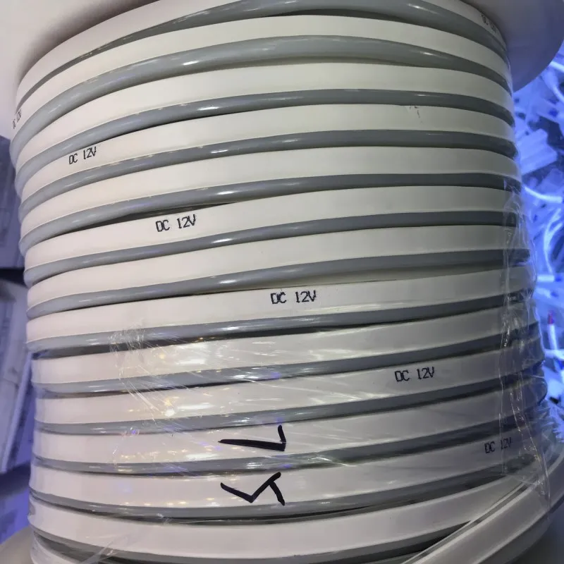 Неоновый светодиодный светильник DC12V/24V SMD2835 Водонепроницаемый IP68 гибкий мягкий