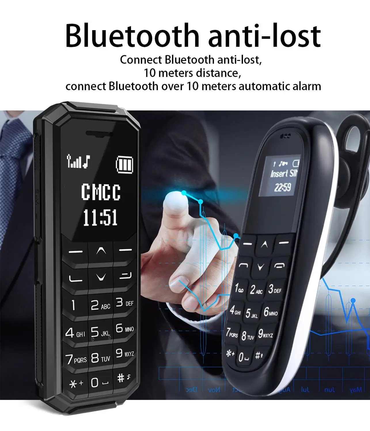 Ovisen KK1 KK2 bluetooth мини наушники для мобильного телефона BT Dialer автоматический ответ