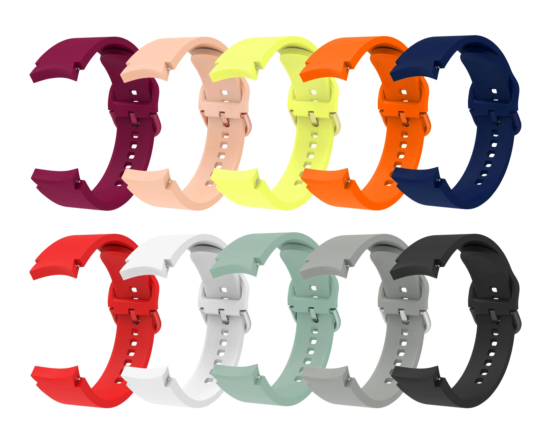 20mm Silicone Strap For Samsung Galaxy Watch 4 44mm 40mm Sports Bracelet Replacement Galaxy Watch 4 Classic 46mm 42mm watch band