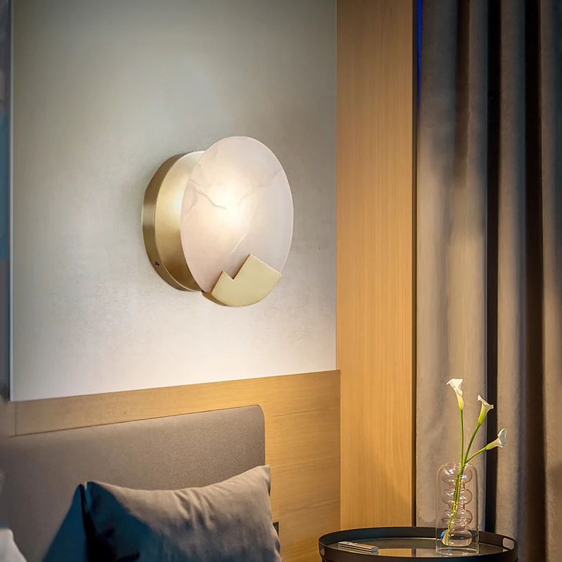 Современный настенный светильник минимализм скандинавский стеклянный шар