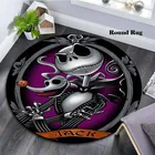 Серия ужасов LOUSIDREAM, круглый ковер для гостиной, домашний декор, Диванный коврик для стола, нескользящий коврик для стула, коврик для отдыха