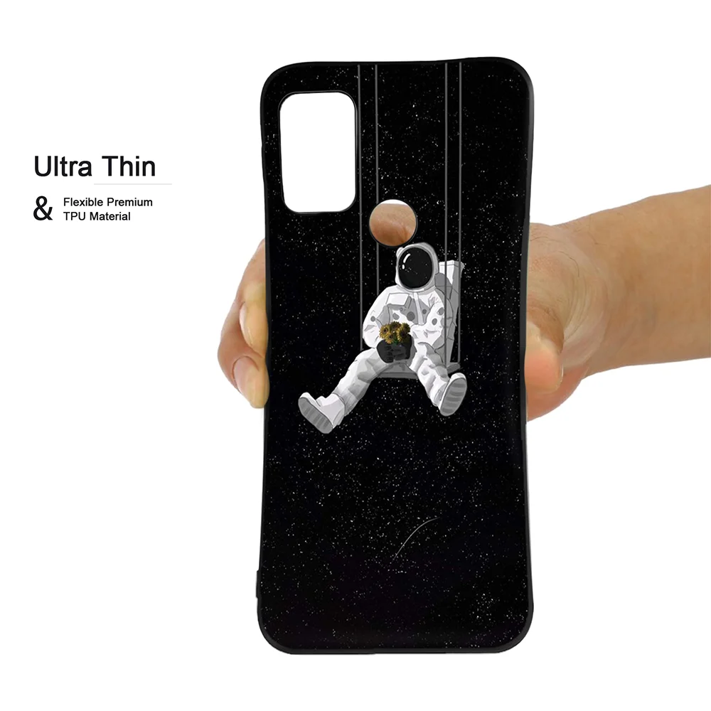 astronaut fundas phone case for motorola moto g30 g40 fusion g 5g plus e7 e20 g20 g9 play g50 g60 e7 plus e40 back shell cover free global shipping