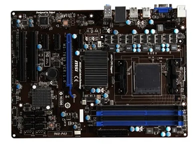 

For MSI 960-P43 Desktop Motherboard USB2.0 SATA II Motherboard AM3 AM3+ DDR3 For AMD 760G 760 Used Desktop Mainboard