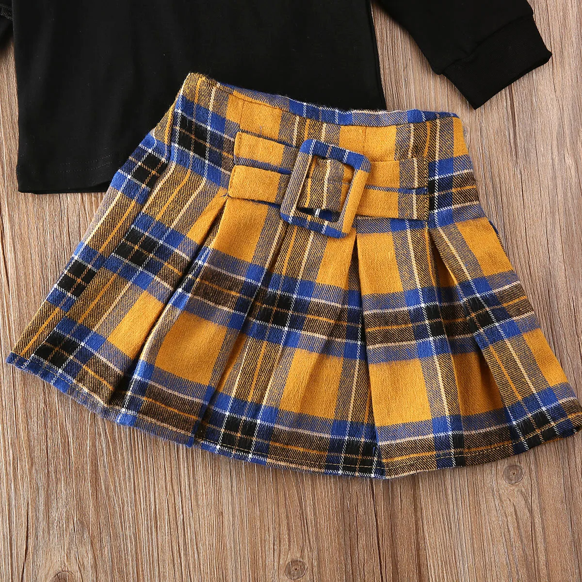 Эксклюзивная детская одежда 2019 для маленьких девочек Топ с длинным рукавом