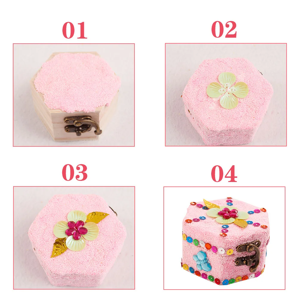 Чехол для хранения ювелирных изделий из простого дерева кукольного домика | Дом и