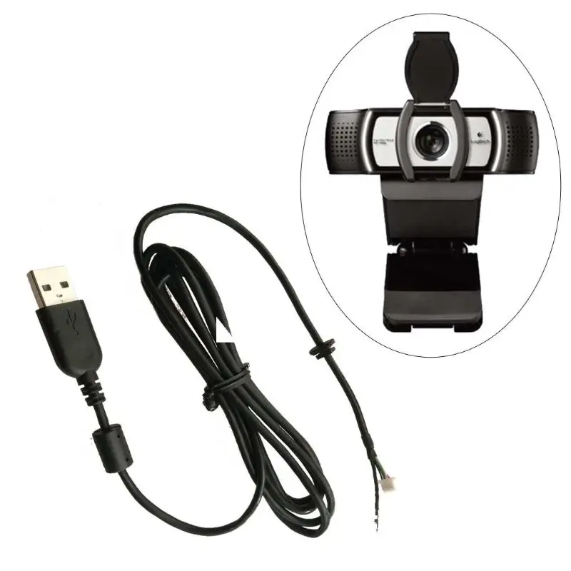 USB Ремонт Замена камеры линии кабель веб камера провода для logitech C920 C930e|Кабели