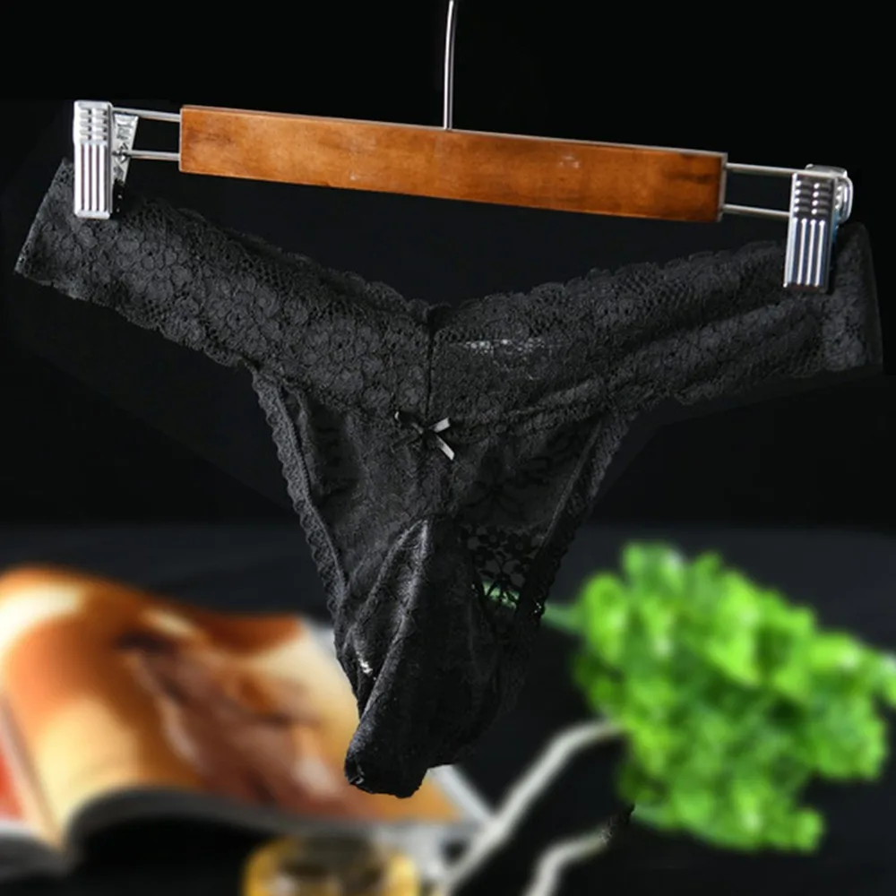 

Black Briefs L~2XL Men\\'s Sexy Nylon Red 100% Brand New Best Selling