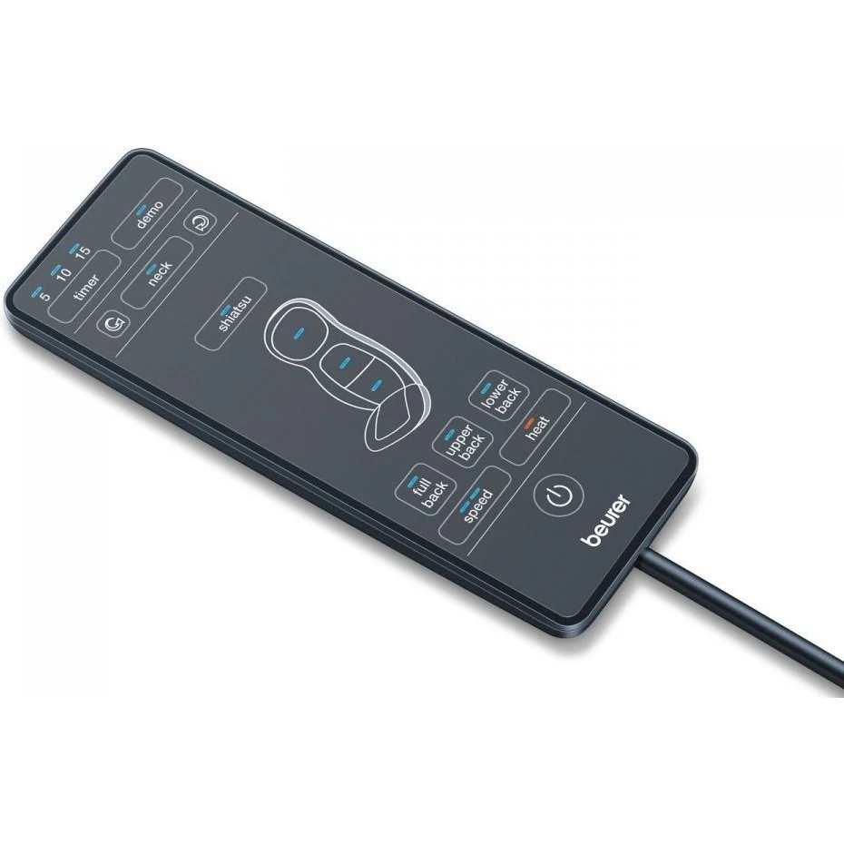 Массажная накидка Beurer MG254 черный мощность 300Вт 2 ролика|Массажные инструменты| |