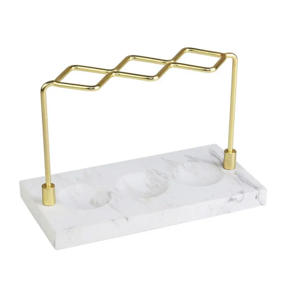 

Держатель для кистей для макияжа с мраморным рисунком, портативный держатель для зубных щеток, подставка для карандашей и бровей в скандина...