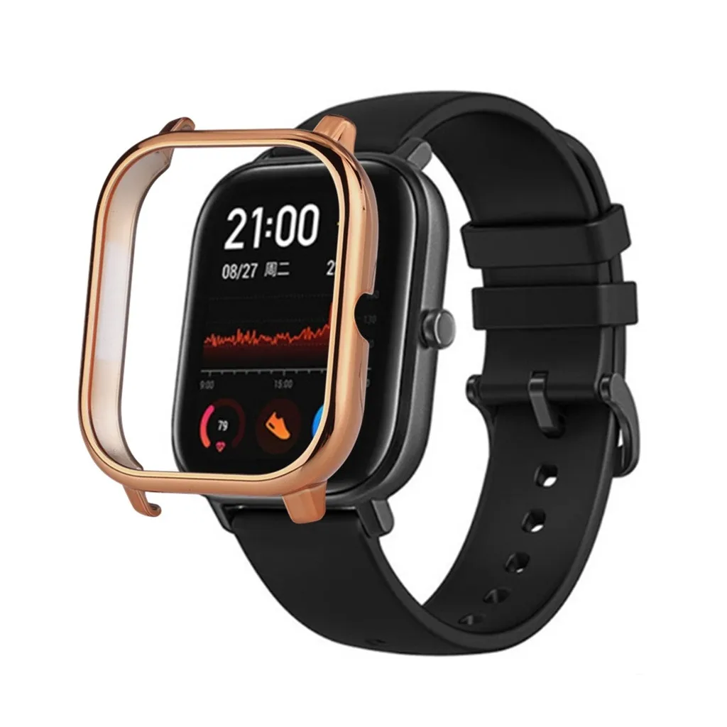 Чехлы для часов с гальваническим покрытием чехол Xiaomi Huami Amazfit GTS защитная рамка