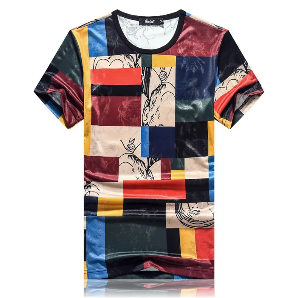 Мужские вечерние футболки с коротким рукавом летние дышащие повседневные