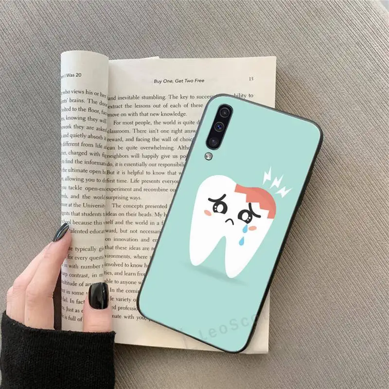 

NEW ARRIVAL Dental Definitions tooth Phone Case For Samsung Galaxy A 3 6 7 8 10 21 01 11 31 91 10S 20S 30S 50S PLUS