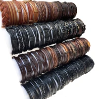 wholsale 50pcssets vintage bracelets for men fashion blackbrown leather bracelet bangles multilayer wide wrap jewelry nm2