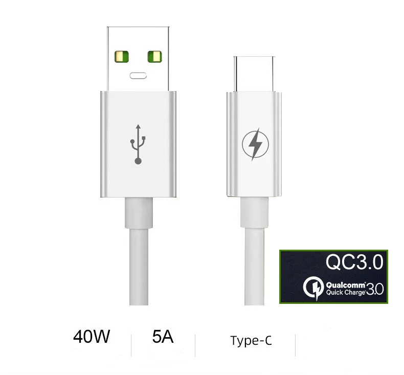 1 м 2 м Type-C к USB2.0 5A Quck зарядный кабель и кабель передачи данных (art.: 3920b5ea95d48) - 3920b5ea95d48