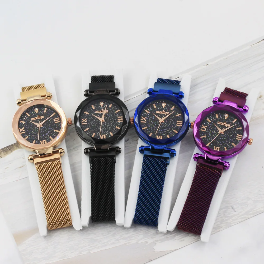 

2020 NEW Ladies Watch For Women Female Clock Wristwatch Women Watches Luxury Magnetic Starry Sky reloj mujer relogio feminino