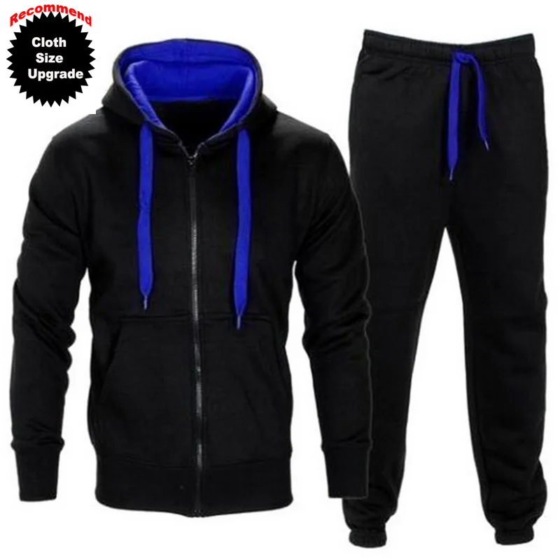 Мужской спортивный костюм LAAMEI комплект из 2 предметов толстовка на молнии с
