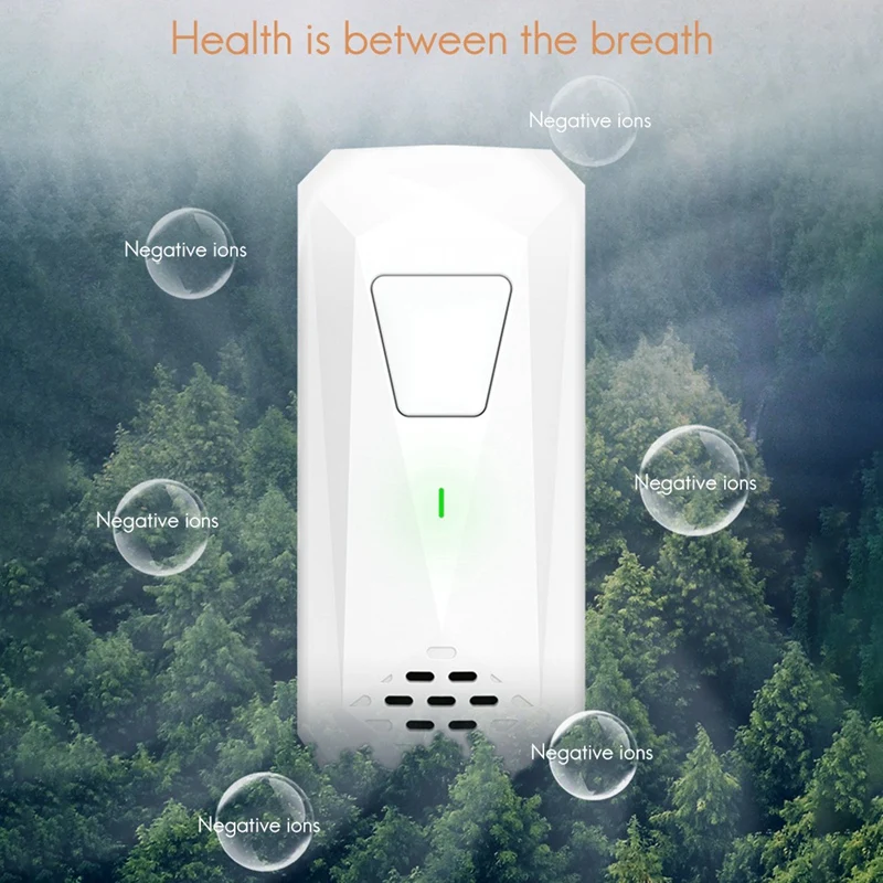 

Portable Negative Ion Air Purifier Odor Deodorizer Durable Remove Dust Smoke Removal Formaldehyde