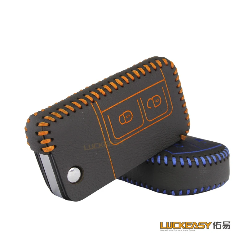 

luckeasy Ha ma 7 S7 2010-2014 preema fstar happin Genuine Leather Car Key bag/case wallet holder haima key2a