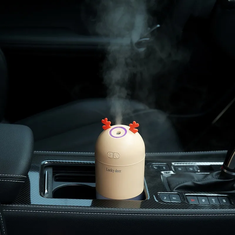 

Олень увлажнитель воздуха светодиодный светильник USB ультразвуковой туман поставщик ультразвуковых арома-диффузор мини увлажнения автомо...