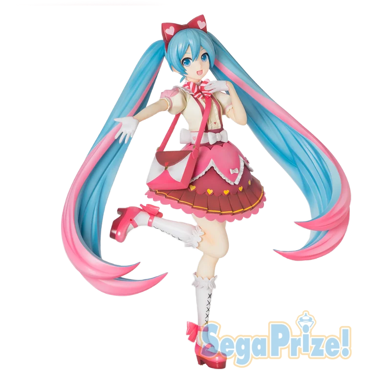 

BANDAI SEGA vocaloid Miku Lolita Ribbon Heart Anime Toys Figure Sega62414