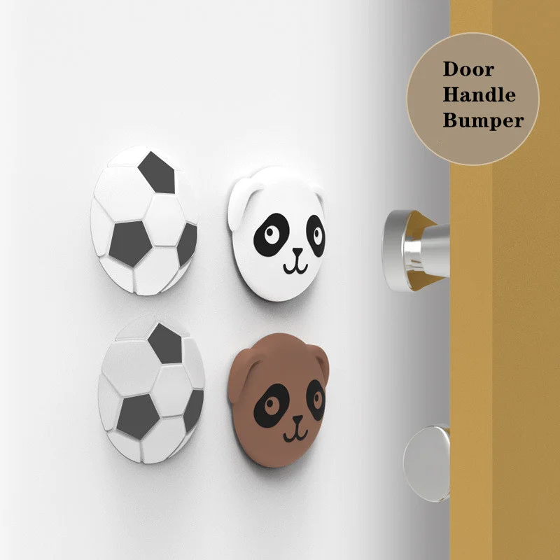 3 шт. силиконовая ручка двери бампера панель глушителя Безопасность амортизатор