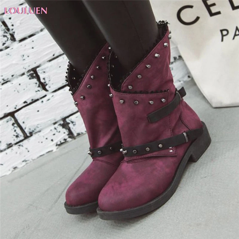 LOULUEN/2020 г. пикантные женские босоножки модные теплые короткие кожаные ботинки