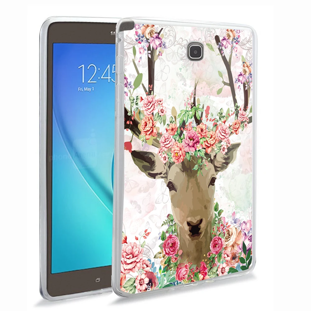 Мягкий TPU чехол для samsung Galaxy Tab A 9,7 SM-T550 SM-T555 SM-P550 SM-P555 S pen версия окрашенные прозрачная на планшет задняя крышка