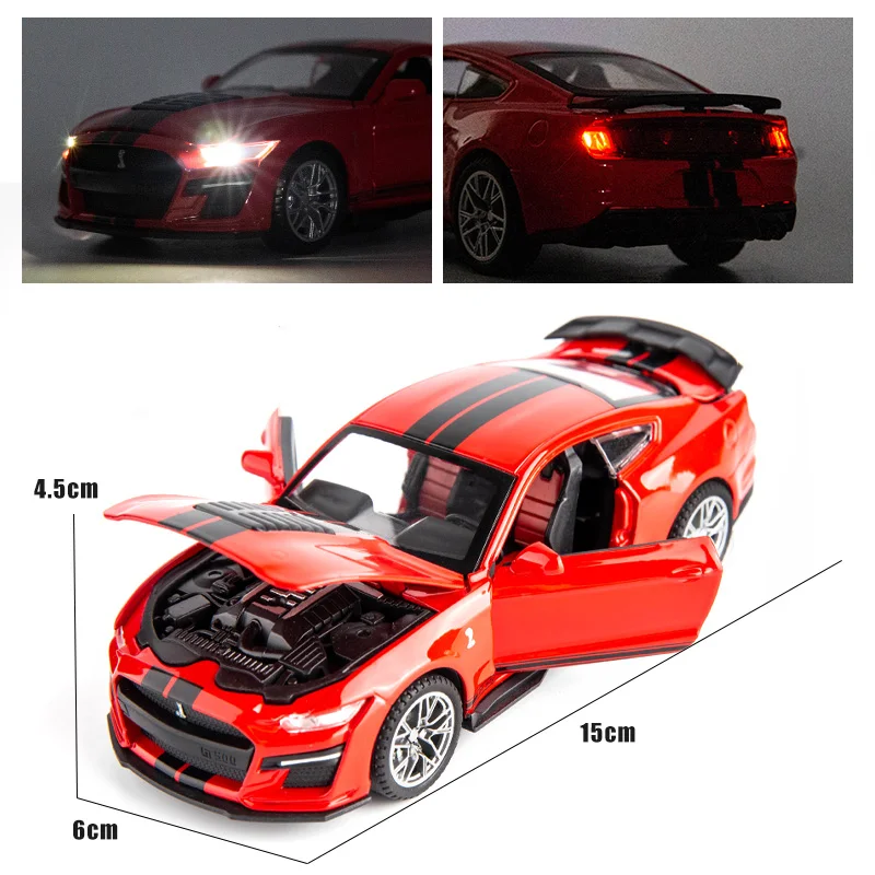 Модель автомобиля Ford Mustang Shelby GT500 1:32 Литые и игрушечные автомобили модель со