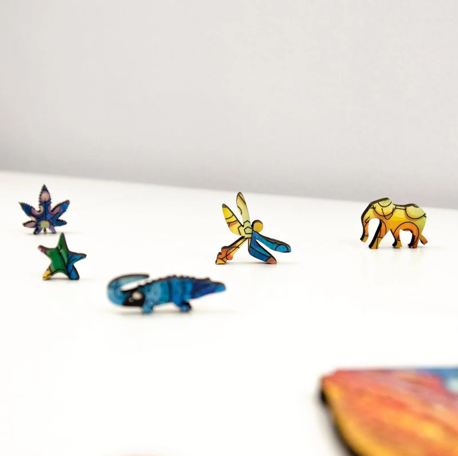 Подарок для взрослых и детей образовательный праздничный пазл с динозавром