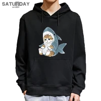 baby shark cat men autumn sweatshirts hoodie 2022 fashion women winter unisex clothingdrop ship