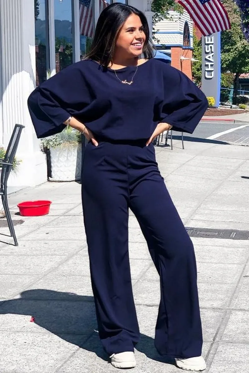 

Spring and autumn high waist solid color boat collar casual sexy playsuit full sleeve jumpsuit slim romper