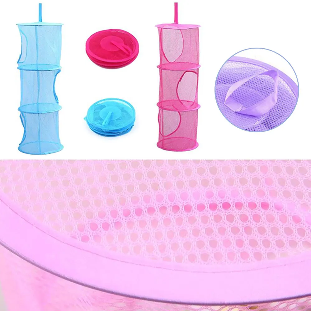 Высокое качество DIY 3 слоя Сетка для хранения подвесная детский игрушечный