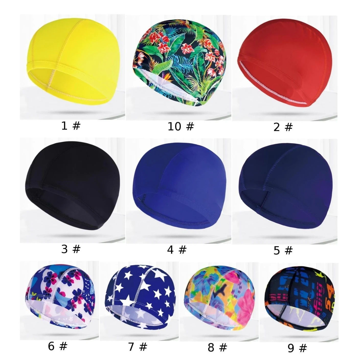 

Swimming Cap Protect Ears Long Hair Sports Swim Cap Hat For Men Women Adults Sports Swim Pool Hat Swimming Cap