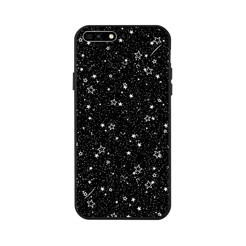 Черный чехол ТПУ для huawei P10 P8 lite силиконовый Y6 Pro 2017 простой дизайн |