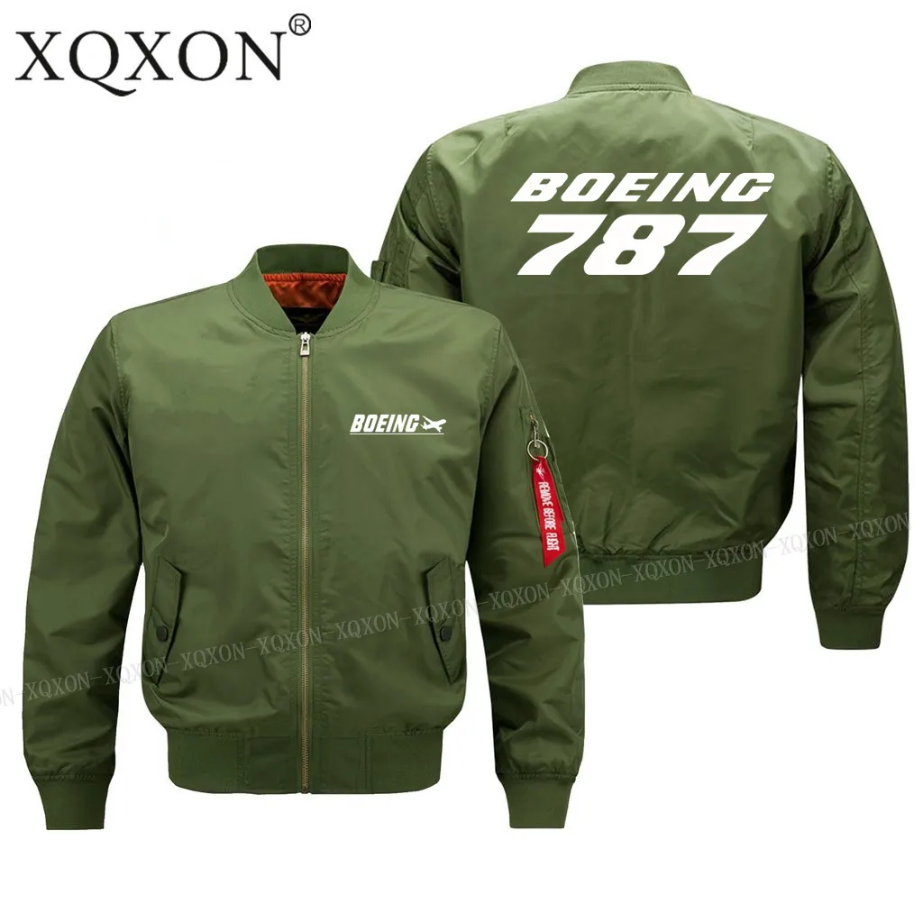 XQXON 2021HOT распродажа мужская куртка пилот Боинг 787 новый дизайн мужские куртки