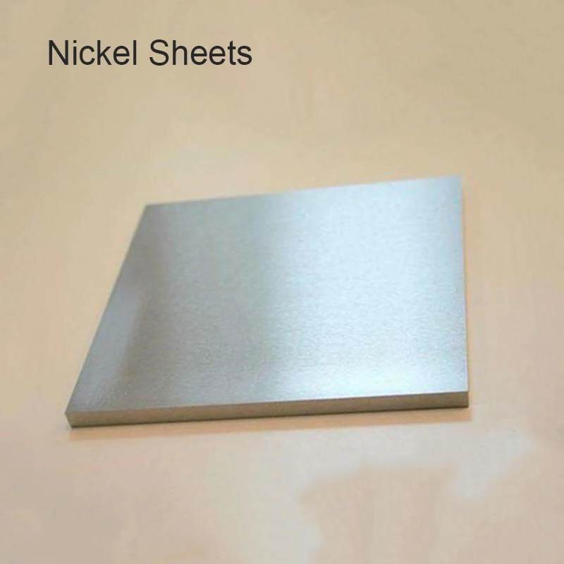 

1Pcs Pure Nickel Sheets Plate Electroplating Anodes Experiment DIY Material Thickness 0.8/1/2/3mm 100*100 100*200 200*200