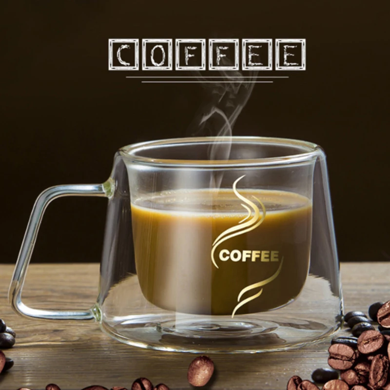 Кофейная чашка Caneca ручная двухслойная сывороточный протеин кофейная Nespresso