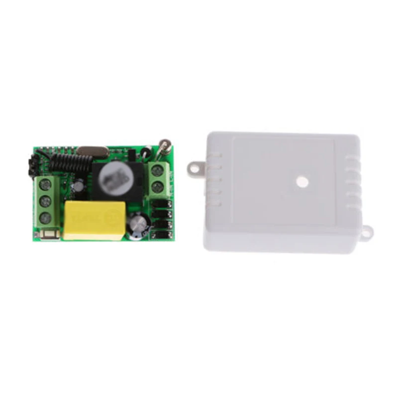 

AC220V 1CH Relay Receiver RF Transmitter Wireless Remote Control Door Remotes