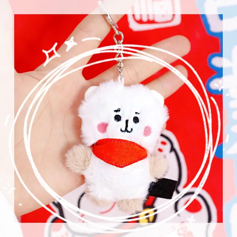 

JCBTSHPopular animal cute plush doll school bag pendant Airpods trend pendant birthday gift key chain school bag pendant