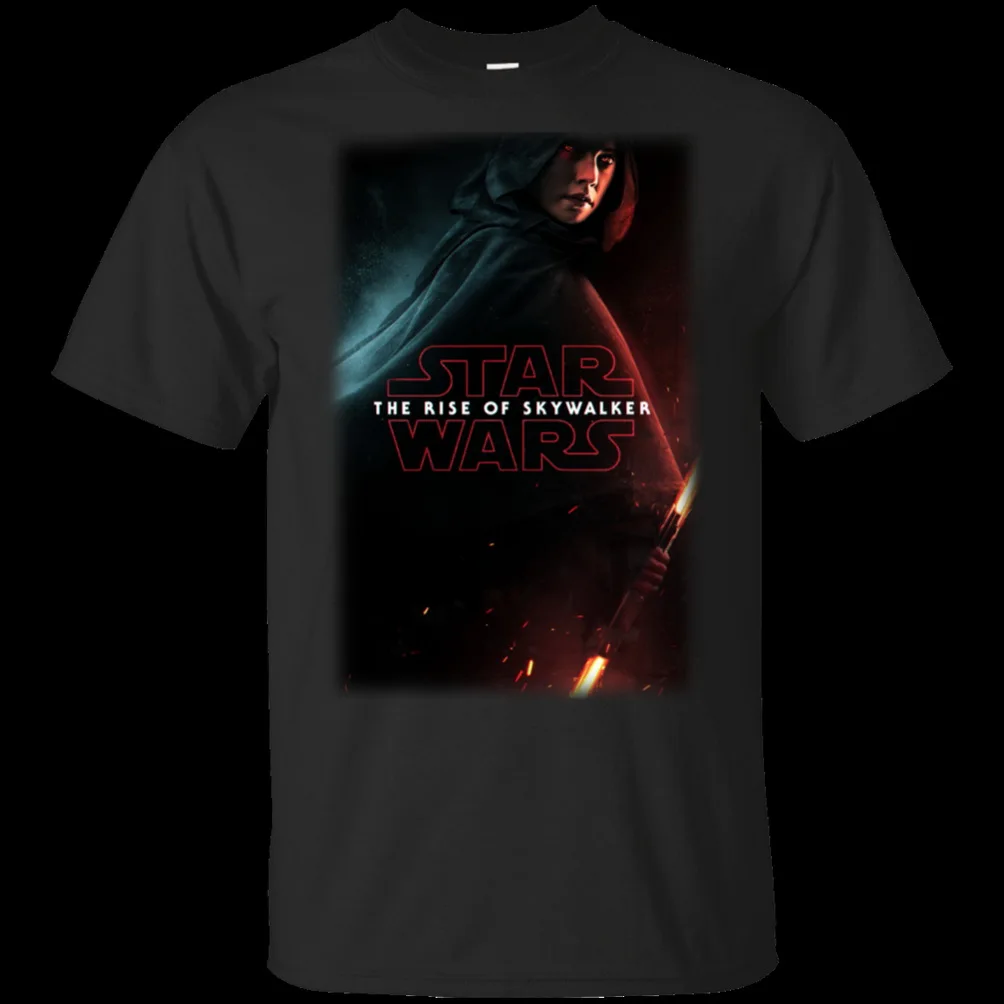 Уникальный Дарт Рей Звездные войны Rise Of футболка Скайуокера черно темно синие