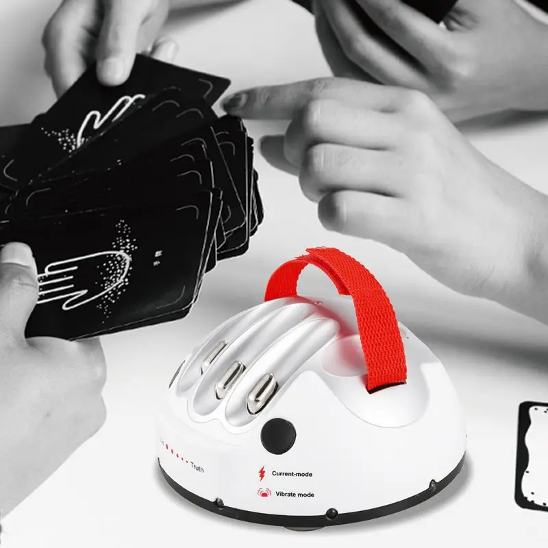 Polygraph Test Tricky Lie Detector Shocking Liar Funny Adjustable Adult Micro-Truth Party Game Consoles Gifts Toy |