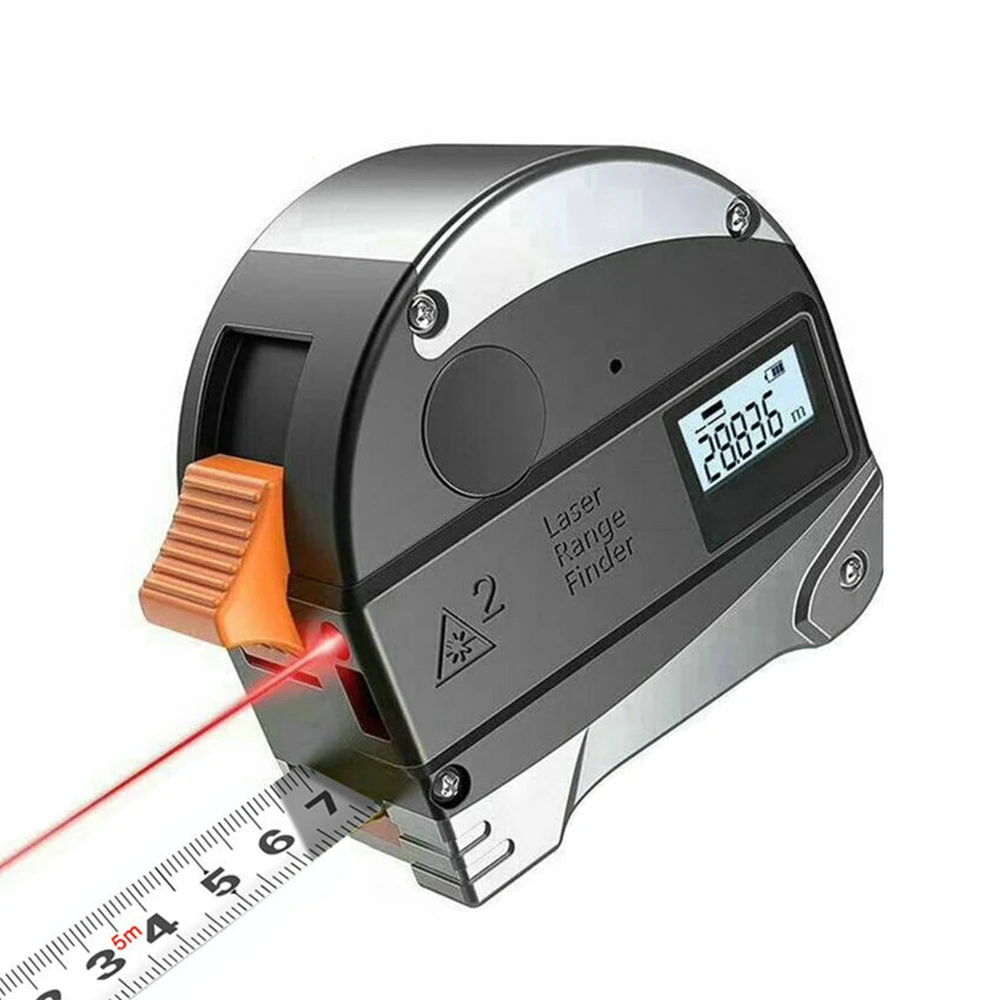 

40m Laser Rangefinders Telescopic Digital Wheel Stainless Steel Handheld Infrared Ranging Laser Measure Tape Woodworking Tool