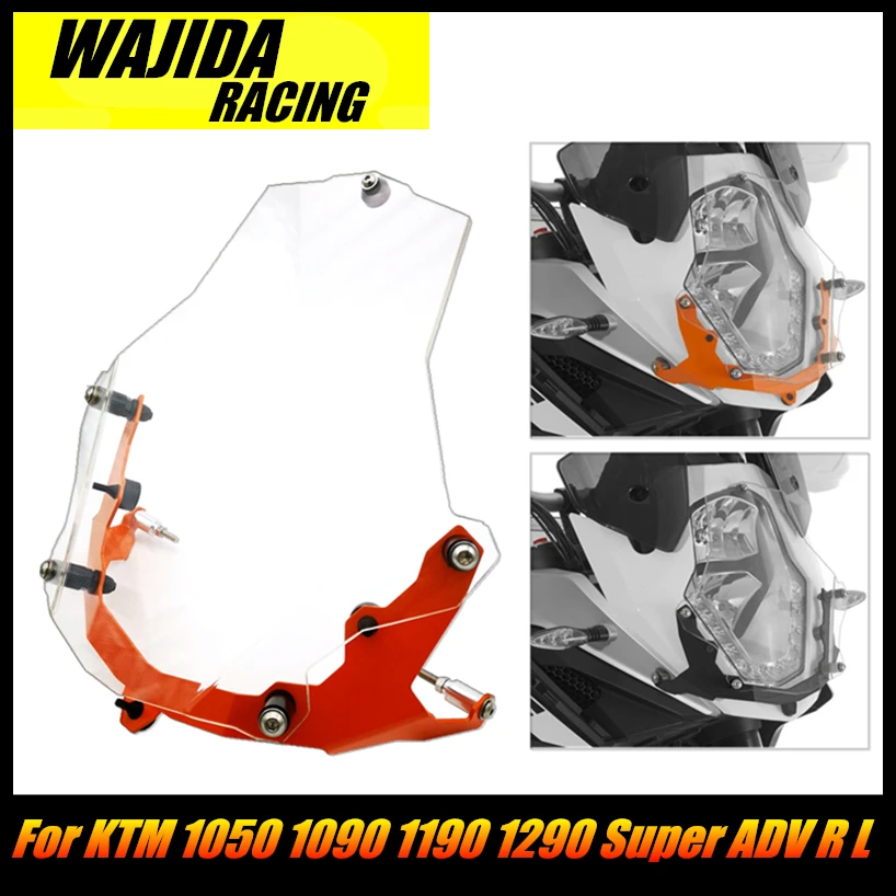 

For KTM 1050 1090 1190 1290 Super ADVENTURE R L Motorcycle Accessories Headlight Guard Protective Cover CNC