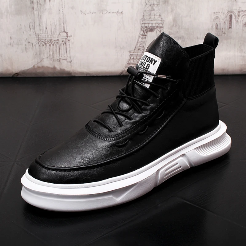 Мужские зимние ботинки мужские кожаные Модные ботильоны с мехом сохраняющие