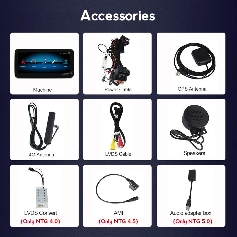 Wiresless Carplay 1920*720 Android 10.0 Car GPS Navigation Radio Player For Mercedes Benz CLS Class W218 2011-2017 8Core 4+64G - купить по