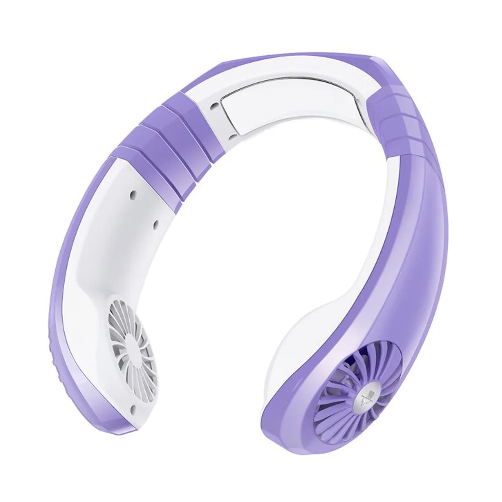 Portable Summer 3 Wind Force USB Rechargeable Dual Fan Mini Air Conditioner Hands-free Neck Band Hanging Cooling | Обустройство дома