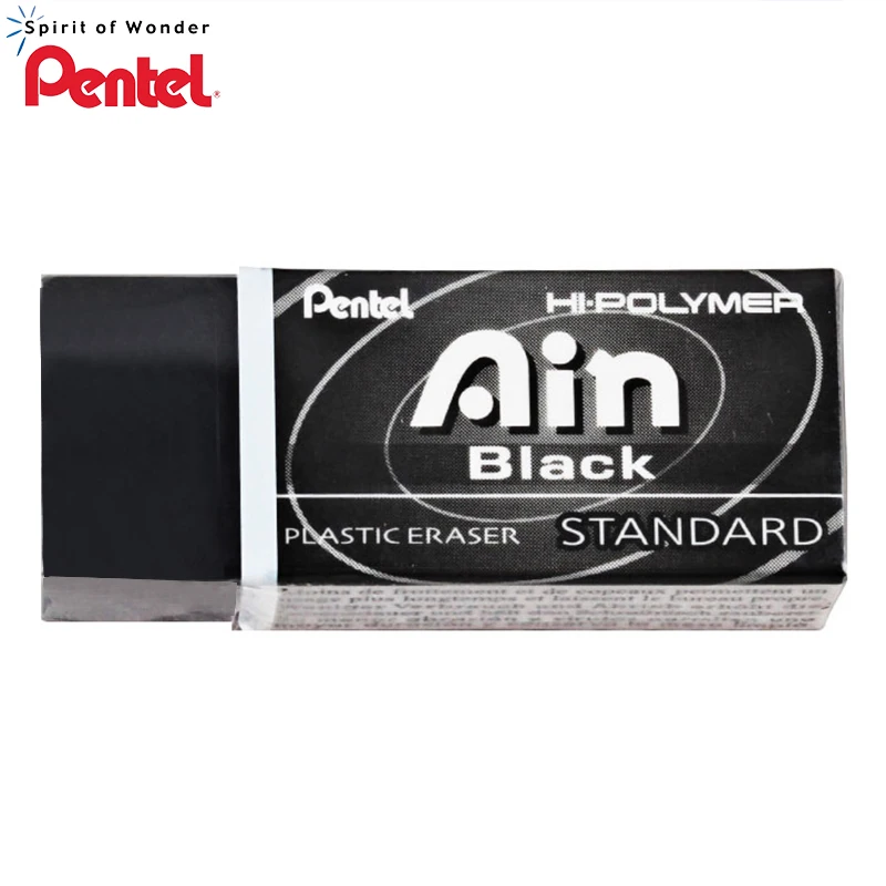 

2018 Pentel ZEAH06 Black Eraser Graphic Design Professional Eraser Ain Series Hi Polimer Plastic Pencil Eraser Super Clean