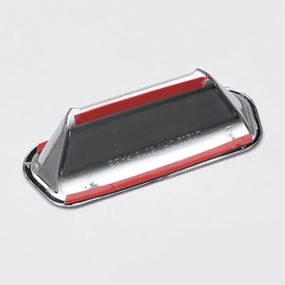 Серебристая отделка ручки двери хромированная крышка багажника задней декор для