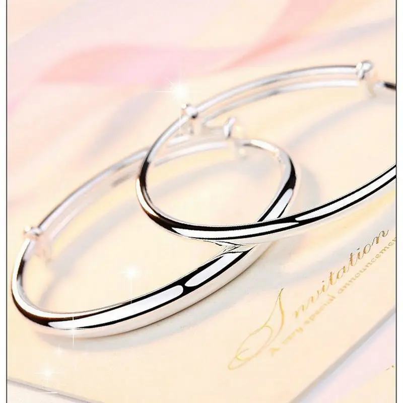 Женский браслет из серебра 100% пробы с регулируемой застежкой | Украшения и