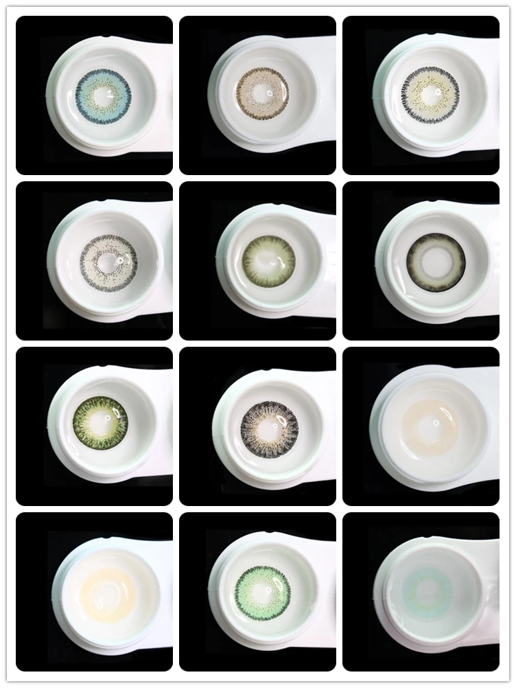 ksseye 1 pair dahab series color contact lens annual throw natural looking contacts lenses free global shipping